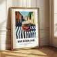 Rhubarb Jam – Italian Street Café Scene, Jam Wall Decor