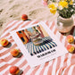 Marjoram – Italian Urban Café Scene, Spices Wall Decor, unframed on coastal sand