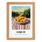 Loquat – Green Valley Landscape, Vegetable Painting, set in oak frame