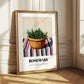 Rosemary – on Striped Tablecloth, Fresh Herbs Print