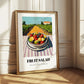 Fruit Salad – Hilltop Table Scene, American Food Wall Decor