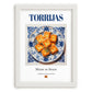 Torrijas – Spanish Dessert Dish, Fine Dining Restaurant Wall Art, placed in minimal white frame