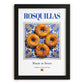 Rosquillas – Spanish Dessert Dish, Food Bar Painting, in sleek black frame