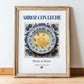 Arroz con leche – Spanish Dessert Dish, Food Bar Poster, in wooden frame leaning on the floor