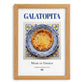 Galatopita – Greek Dish, Food Bar Poster, set in oak frame