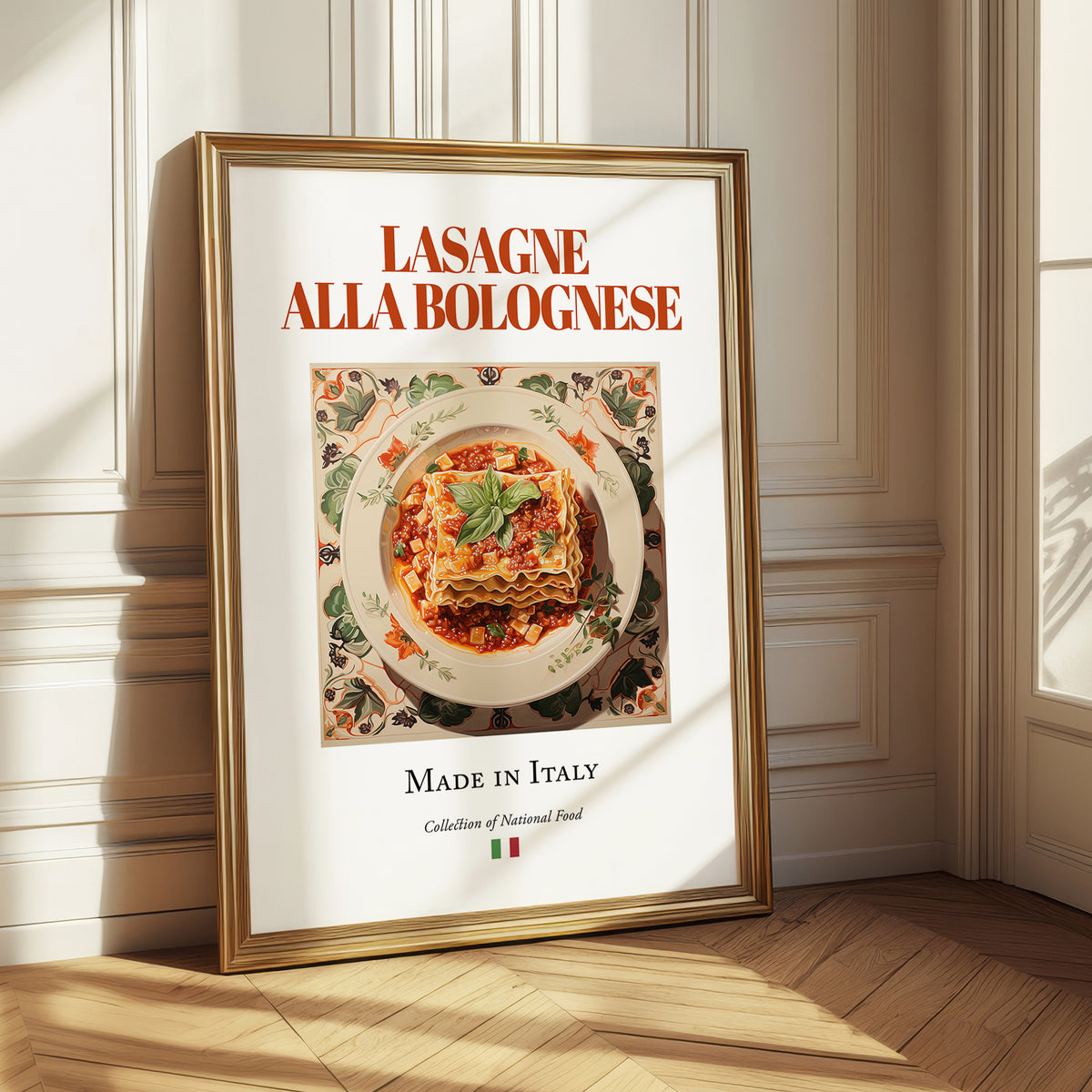 Lasagne alla Bolognese – Italian Dish, Fine Dining Restaurant Art