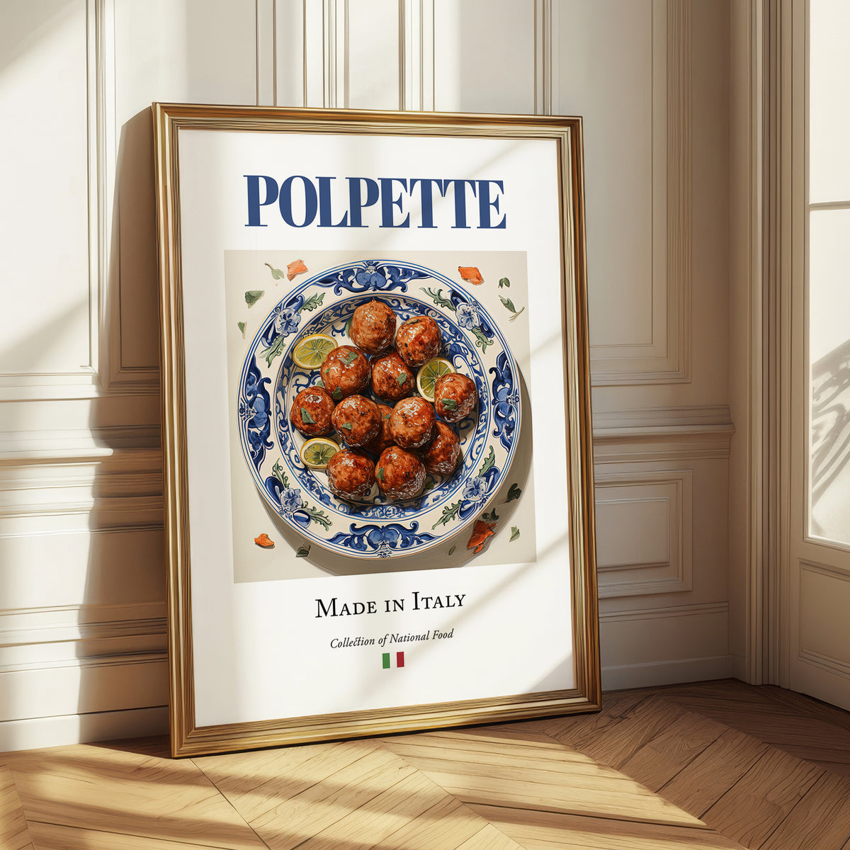 Polpette – Italian Meat Dish, Tavern Wall Decor