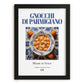 Gnocchi di Parmigiano – Italian Dish, Café Poster, in sleek black frame