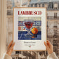 Lambrusco – Italian Sparkling Wine, Vinoteca Art, styled in a charming Paris street view