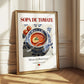 Sopa de tomate – Portuguese Soup Dish, Tavern Wall Art