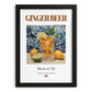 Ginger Beer – English Beverage Drink, Jazz Bar Still Life, in sleek black frame