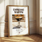 Espresso Martini – English Cocktail Drink, Cocktail Lounge Print