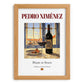 Pedro Ximénez – Spanish Dessert Wine, Tasting Room Wall Decor, set in oak frame