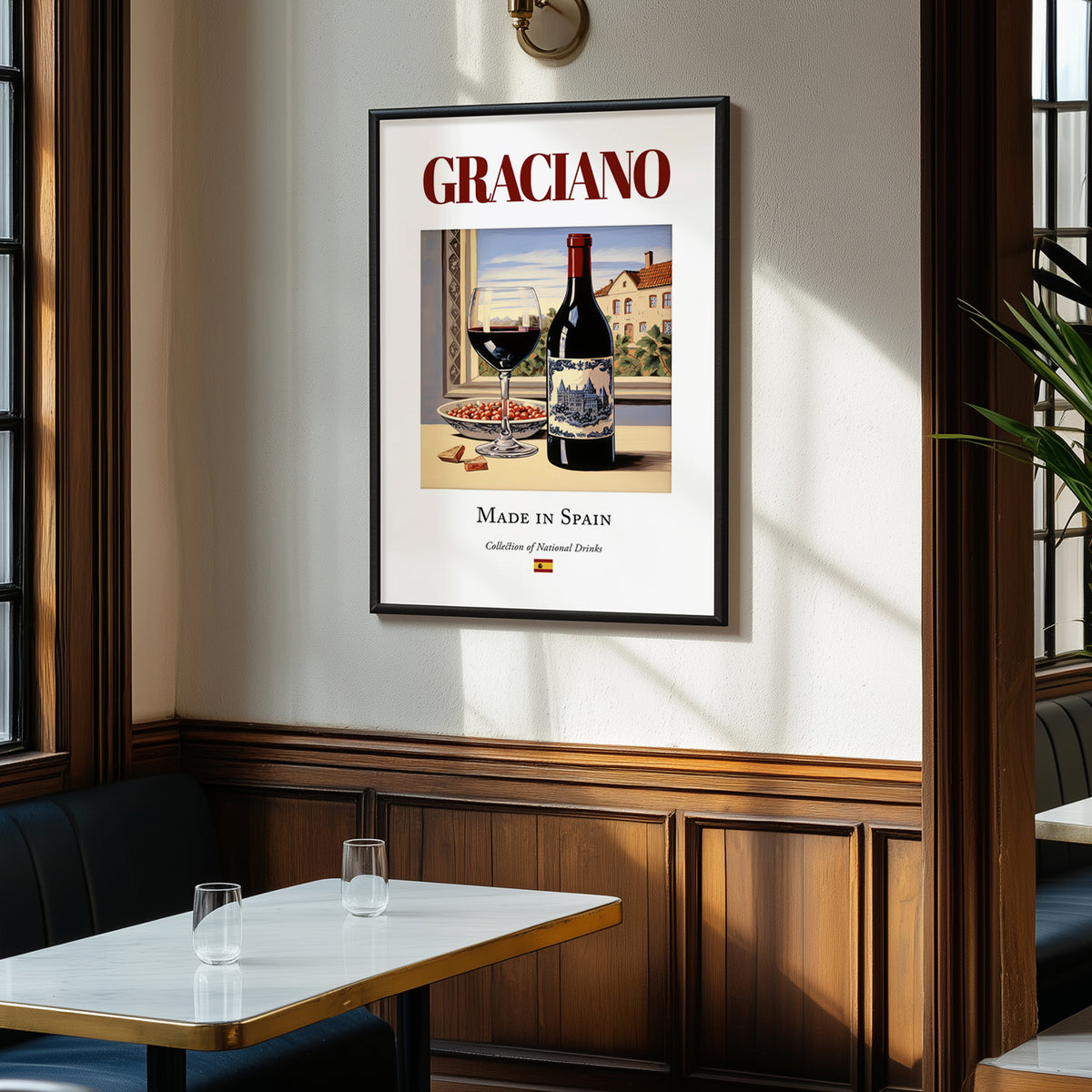 Graciano – Spanish Red Wine, Enoteca Poster, clean layout with no caption