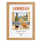 Godello – Spanish White Wine, Vinoteca Still Life, set in oak frame
