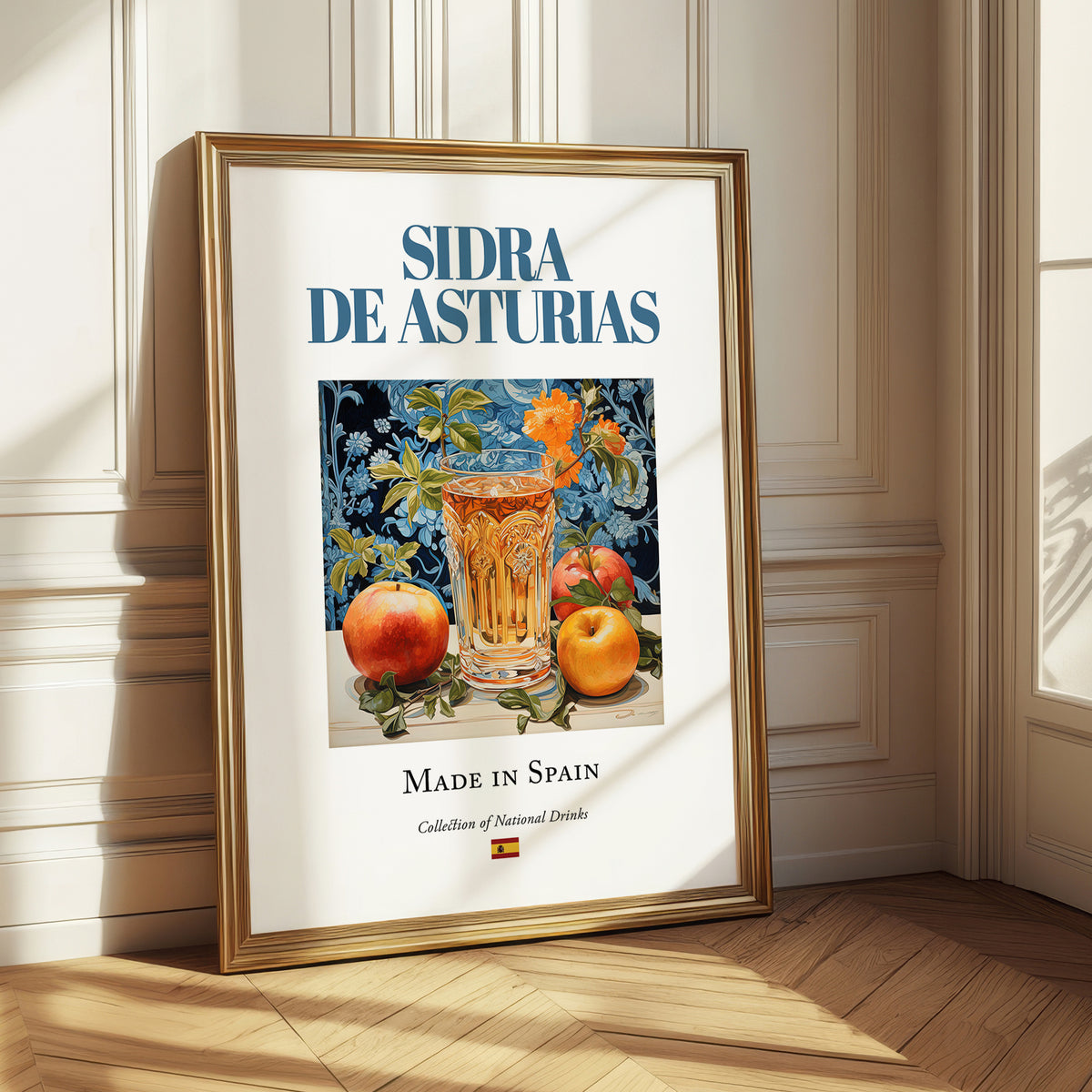 Sidra de Asturias – Spanish Cider Cider, Farmers’ Market Stall Print
