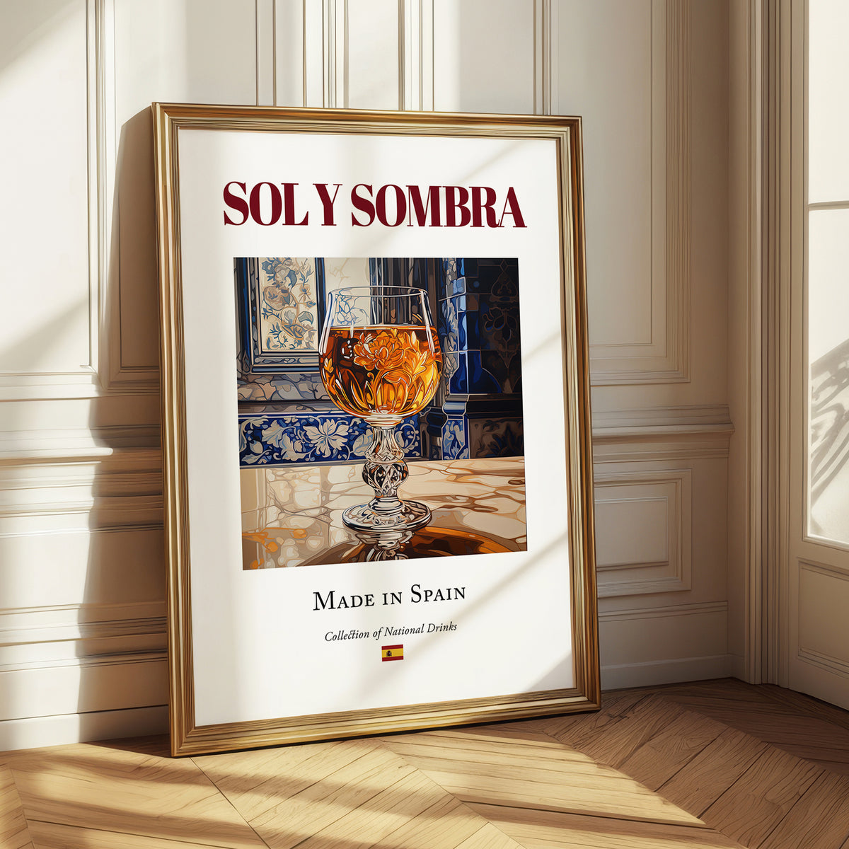 Sol y Sombra – Spanish Cocktail Drink, Cocktail Lounge Wall Art