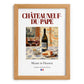 Châteauneuf-du-Pape – French Red Wine, Vinoteca Wall Decor, set in oak frame