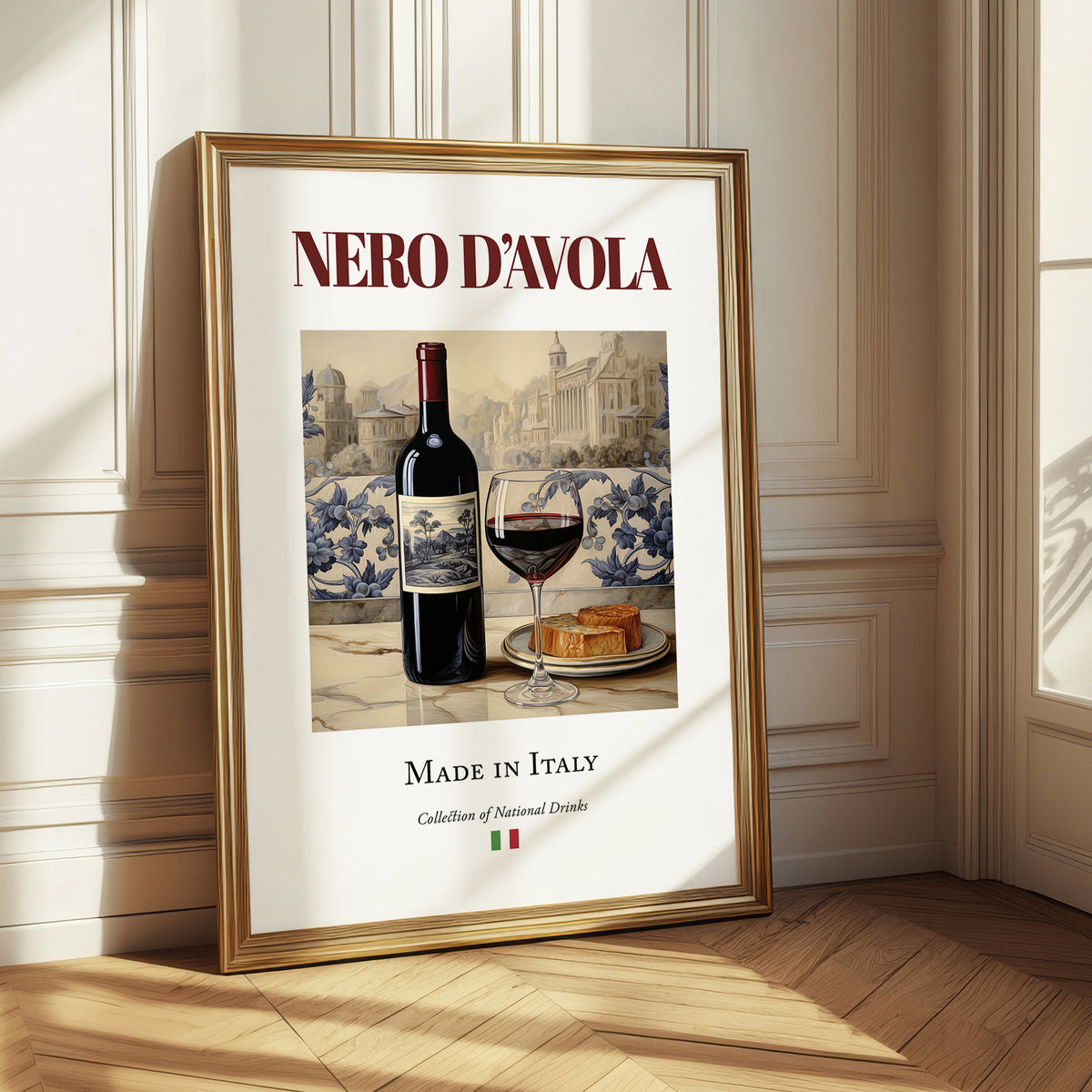 Nero d’Avola – Italian Red Wine, Enoteca Wall Art