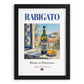 Rabigato – Portuguese White Wine, Vinoteca Wall Decor, in sleek black frame