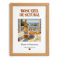 Moscatel de Setúbal – Portuguese Dessert Wine, Enoteca Art, set in oak frame