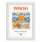 Poncha – Portuguese Liqueur Drink, Sky Bar Illustration, placed in minimal white frame
