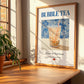 Bubble Tea – Vietnamese Tea, Tea Room Wall Art, no-text version framed in wood