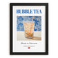 Bubble Tea – Vietnamese Tea, Tea Room Wall Art, in sleek black frame