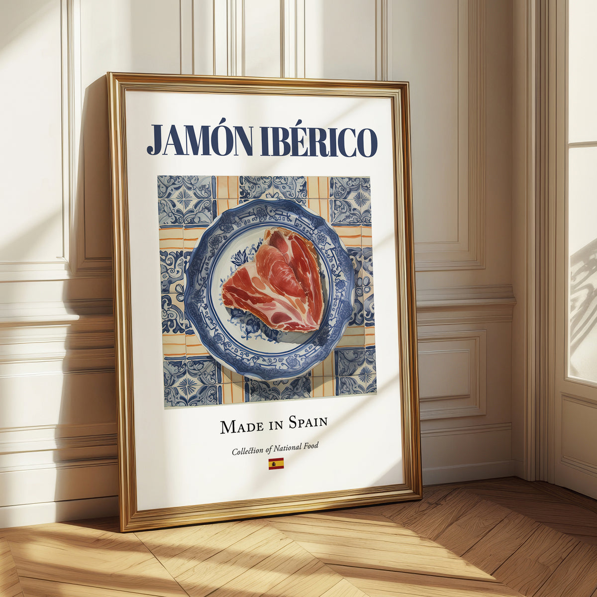Jamón Ibérico – Spanish Meat Dish, Restaurant Poster