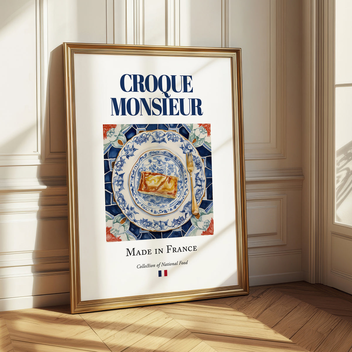 Croque Monsieur – French Snack Dish, Brasserie Poster