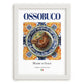 Ossobuco – Italian Meat Dish, Tavern Illustration, placed in minimal white frame