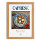 Caprese Salad – Italian Salad Dish, Food Bar Still Life, set in oak frame