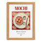Mochi – Japanese Dessert Dish, Restaurant Art, set in oak frame