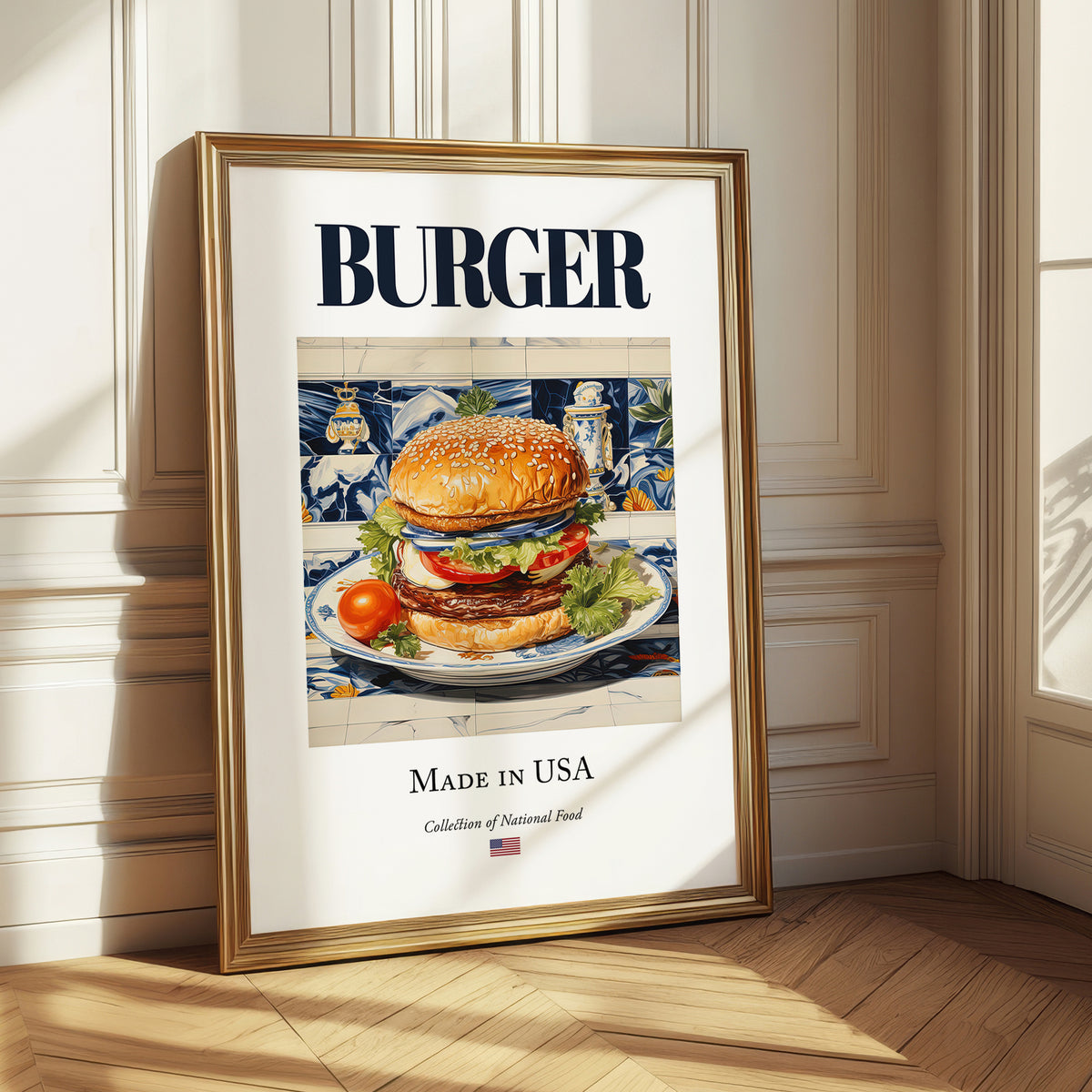 Burger – American Snack Dish, Café Art