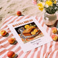 Banana Bread – American Dessert Dish, Bistro Poster, unframed on coastal sand