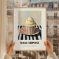 Mascarpone – on Striped Tablecloth, Gelato Still Life, styled in a charming Paris street view