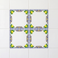 Set of 4 Maiolica Pattern-Only Tiles · Save 65%