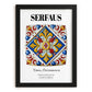 Serfaus, Austria – Global Cities Wall Print, in sleek black frame