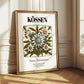 Kössen, Austria – Retro Travel Poster, styled in a charming Paris street view