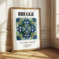 Bruges, Belgium – Travel Poster, styled in a charming Paris street view