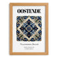 Ostend, Belgium – Travel Wall Decor, set in oak frame