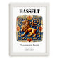 Hasselt, Belgium – Travel Print, placed in minimal white frame