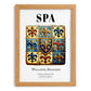 Spa, Belgium – Travel Wall Art, set in oak frame