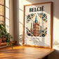 België, Belgium – Travel Wall Art, clean layout with no caption