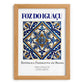 Foz do Iguaçu, Brasil – Travel Poster, set in oak frame