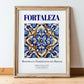 Fortaleza, Brasil – Dream Destination Decor, in wooden frame leaning on the floor