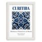 Curitiba, Brasil – Wanderlust-Inspired Poster, placed in minimal white frame