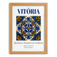 Vitória, Brasil – Travel Wall Decor, set in oak frame
