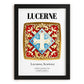 Lucerne, Switzerland – Historic Cities Art Print, in sleek black frame