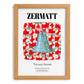 Zermatt, Switzerland – Country Culture Poster, set in oak frame